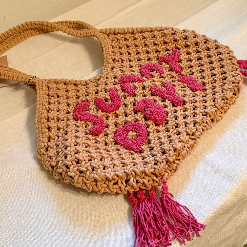 Sunny Day Crochet Tote Bag